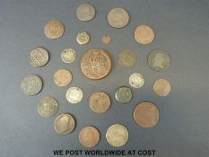A collection of interesting largely 18th century overseas coinage,