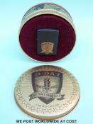 Zippo limited edition Normandy D-Day 50th Anniversary lighter in original tin