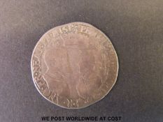A Phillip and Mary 1554 shilling, good legend, no clipping,