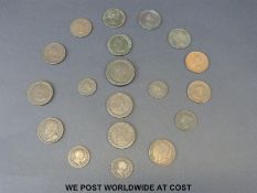 A 1797 George III cartwheel penny and twopence,