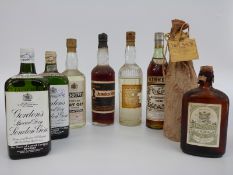 Two bottles of 1950's Gordon's special dry gin,