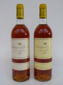 Chateau d'Yquem 1983, two bottles,