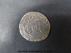 A Richard III groat, some clipping,