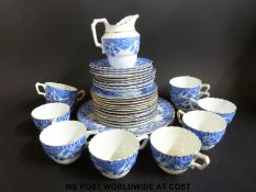 WANTS ASHTRAY AND ONE OTHER ITEM TO BE SPLIT OUT OR MENTIONED IN ONE OF THEIR LOTS Dresden blue