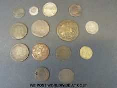 A cachet of interesting largely 17th century overseas coins,
