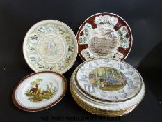 Two boxed Wedgwood Jasperware plates,