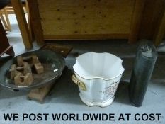 A set of scales, weights,