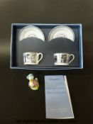 A boxed Wedgwood 'Celebration of the Millennium' set and a Beswick Beatrix Potter Jemima Puddleduck