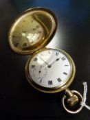 Swiss gentleman's pocket watch in full hunter 