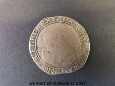 Charles I (1625-49) half crown, portcullis mint mark, near fine obverse, fine reverse,