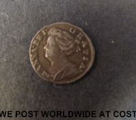Queen Anne 1706 maundy one penny