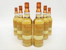 Six bottles of The Arran Malt Founder's Reserve single malt Scotch whisky, 70cl,