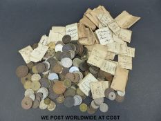 An amateur collection of overseas coinage, 18thC onwards,