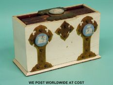 A late 19th/early 20th century country house organisational notebook set, in ivory,