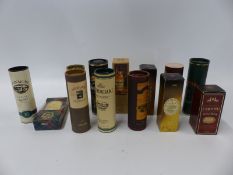 Thirteen 50ml single malt whisky miniatures including Laphroaig 10 year, Bowmore 10 year,