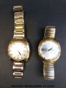 A Seiko Weekdater and a similar automatic wristwatch