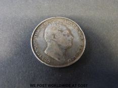 William IIII Demerary colony one gilder coin