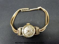 Rotary 9ct gold wristwatch, 16.