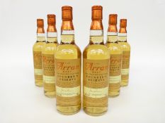 Six bottles of The Arran Malt Founder's Reserve single malt Scotch whisky, 70cl,