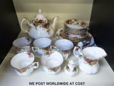 A collection of ceramics to include Beswick horse, Worcester style figure,