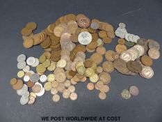 A collection of UK and overseas coins, George I onwards,