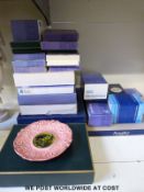 A quantity of Wedgwood commemorative plates etc.