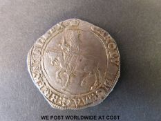 Charles I (1625-49) half crown, crown mint mark,