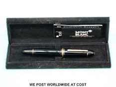 A Mont Blanc Meisterstuck 149 Jumbo fountain pen with 14ct bi-coloured gold nib,