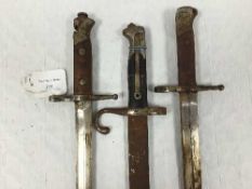 An Italian Model 1891 Carcano knife bayonet,