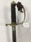 An Elizabeth II Rifle Officer's sword, by Wilkinson Sword Ltd,