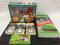 A Subuteo Floodlighting set, together with three Micronaut sets, A Flintstones chess set,