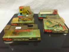 A Dinky Toys die-cast model : Bell Police Helicopter, number 732,