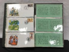 Nine albums of philatelic first day covers : The World's Great Fairy Tales First Day Cover