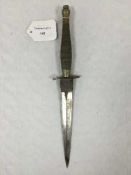 A scarce Fairbairn-Sykes First Pattern Fighting Knife by Wilkinson Sword Co Ltd,