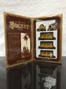 A Hornby Railways Stephenson's Rocket '00' Scale Set, boxed.
