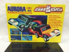 Two Aurora Model Motor Racing Sets : both Acrobatic Racing GX4750 together with twenty one Aurora