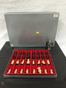 Five Carlton Products chess sets, all parts boxed.