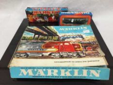 A Marklin Oval-Track Train Set, together with two Marklin locomotives, numbers 3021 and 3037,
