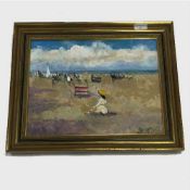John Ambrose, St. Ives, oil on board, signed, 30 cm x 36cm, framed.