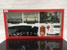 A Mamod RS1 Live Steam Railway set, 0 gauge, boxed.
