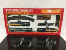 A Hornby Railways Electric Train Set (B.R. High Speed Train) number R.695, boxed.
