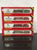 A Hornby Railways 00 Gauge model locomotive : A4 Loco Mallard, number R.