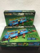 Two Faller Playtrain Intercity Train Sets, number 3617 together with a Faller Mini Playtrain Set,