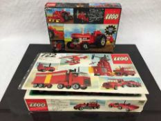 Four Lego sets, all relating to construction, numbers 722, 851, 856 and 8848, all parts boxed.