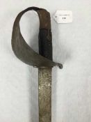 A rare British 1858 Navy Cutlass Bayonet,