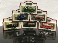 A Lledo Days Gone model vehicle : 39000 1934 Mack Sack Truck - Blue Circle Cement,