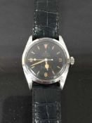 A Gentleman's Rolex Explorer wrist watch, model 6610, dated 1957,