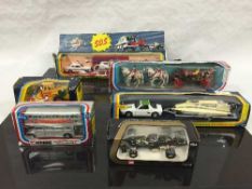 A Corgi Toys die-cast model : Fiat X1/9 - Carlsberg Power Boat Set,