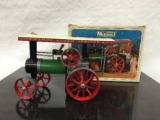A Mamod Traction Engine, number T.E.1a, boxed.