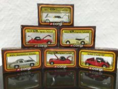 A Corgi 50's Classics die-cast model : 813 1955 MG TF,